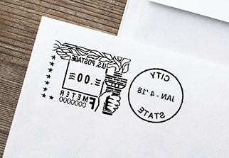 Image of Picture Meter Printing envelope
