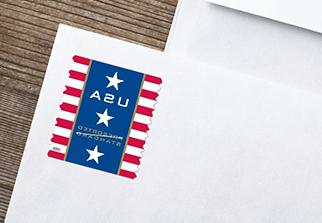 Image of Precanceled stamp on envelope